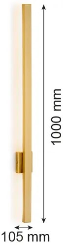 Argon 8053 - LED Fali lámpa ASSE LED/10W/230V arany