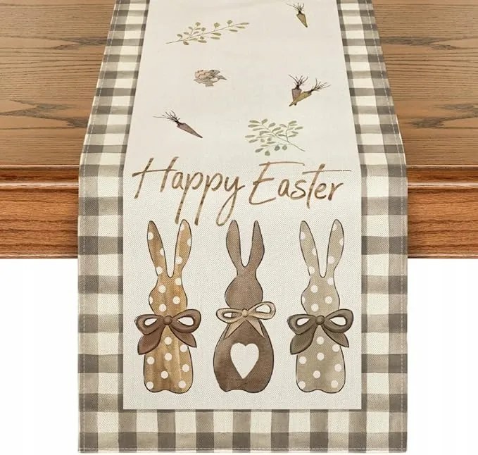 Stílusos Húsvéti Futópad Gyönyörű Húsvéti Asztal Dekoráció 40x140 cm