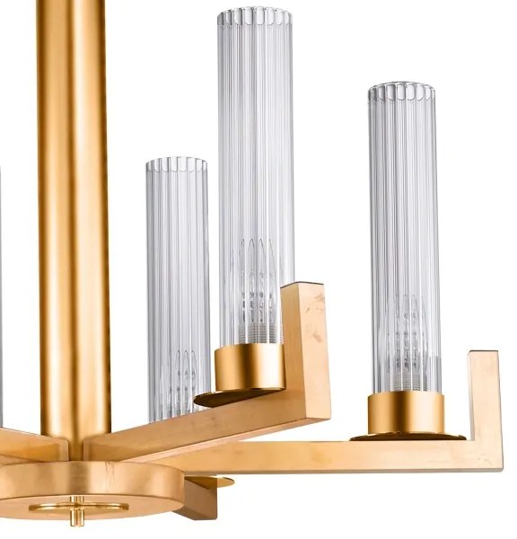 Kolarz 6009.80630 - Csillár láncon RAGGIO 6xE14/25W/230V 24K arany