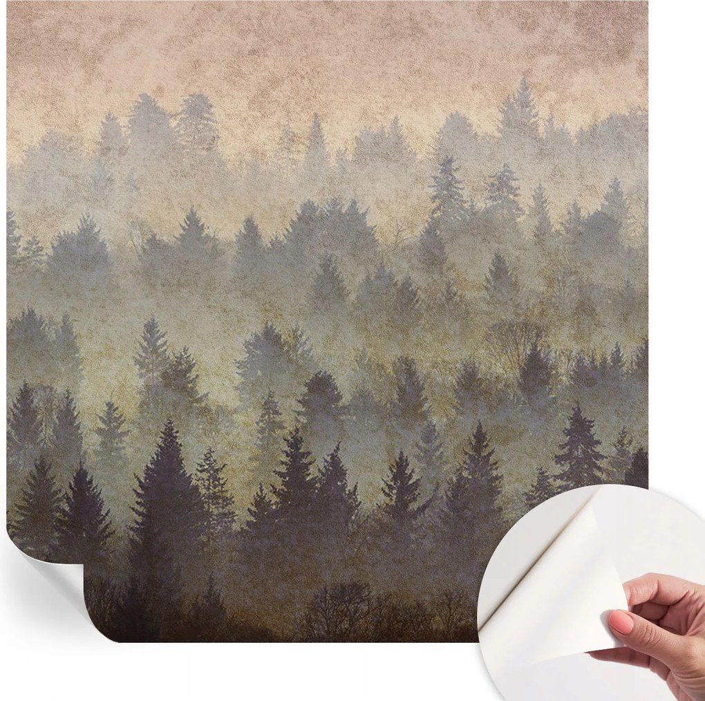 Fotótapéta Dekoratív Fali Tapéta Képekkel Erdei köd 250x250