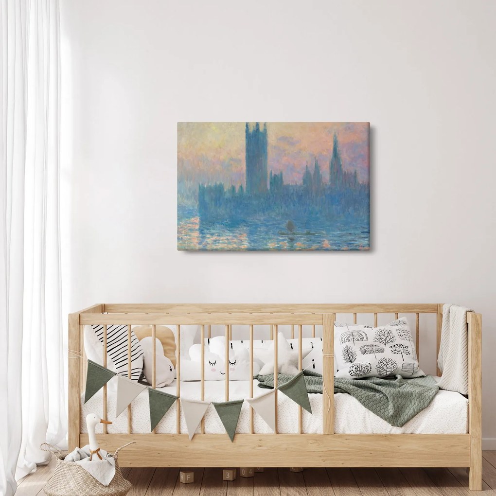 Kép - Claude Monet, The Houses of Parliament, Sunset, reprodukciók (90x60 cm)