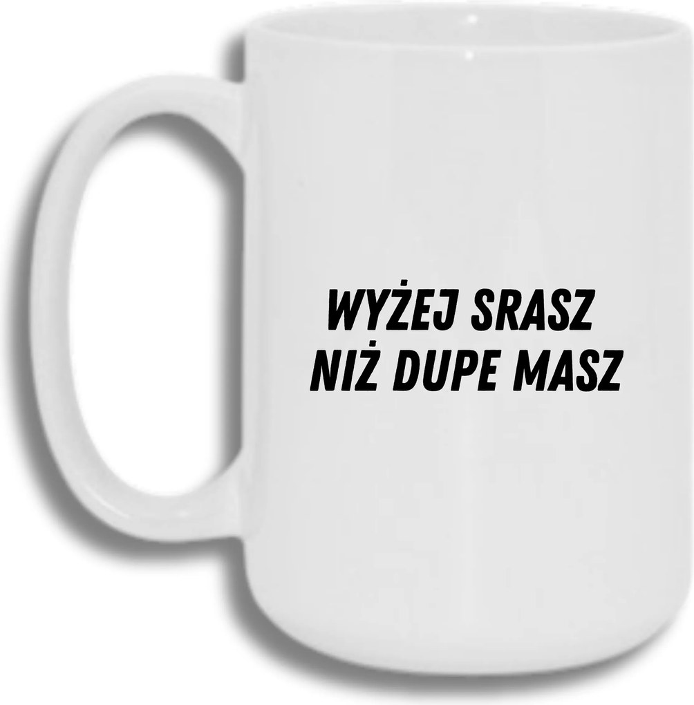 Bögre Fehér Nagy 440ml Ajándék Vicces Feljebb