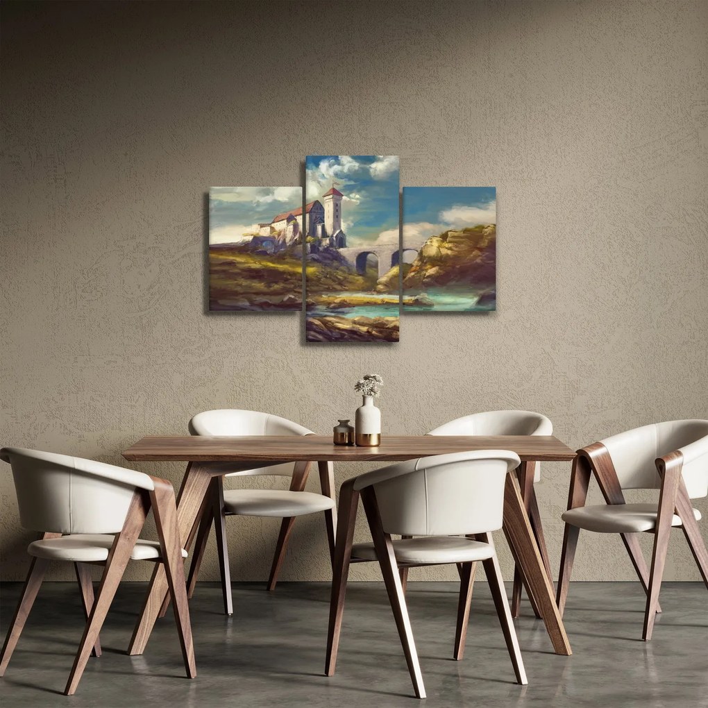 Kép - Középkori vár (90x60 cm)