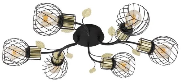 Globo 54113-6D - Felületre szerelhető csillár LALLY 6xE27/40W/230V