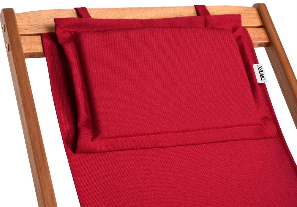 Deuba SIENA kerti napozóágy - piros