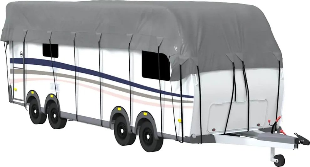 vidaXL lakókocsi tetőfedő szürke 900x300 cm nem szőtt szövetből