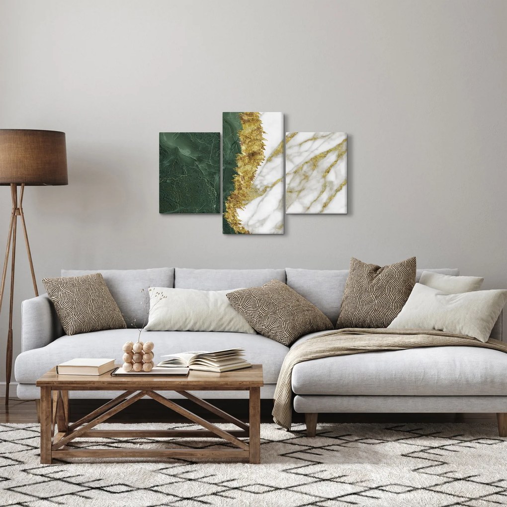 Kép - Zöld márvány N⁰1 (90x60 cm)