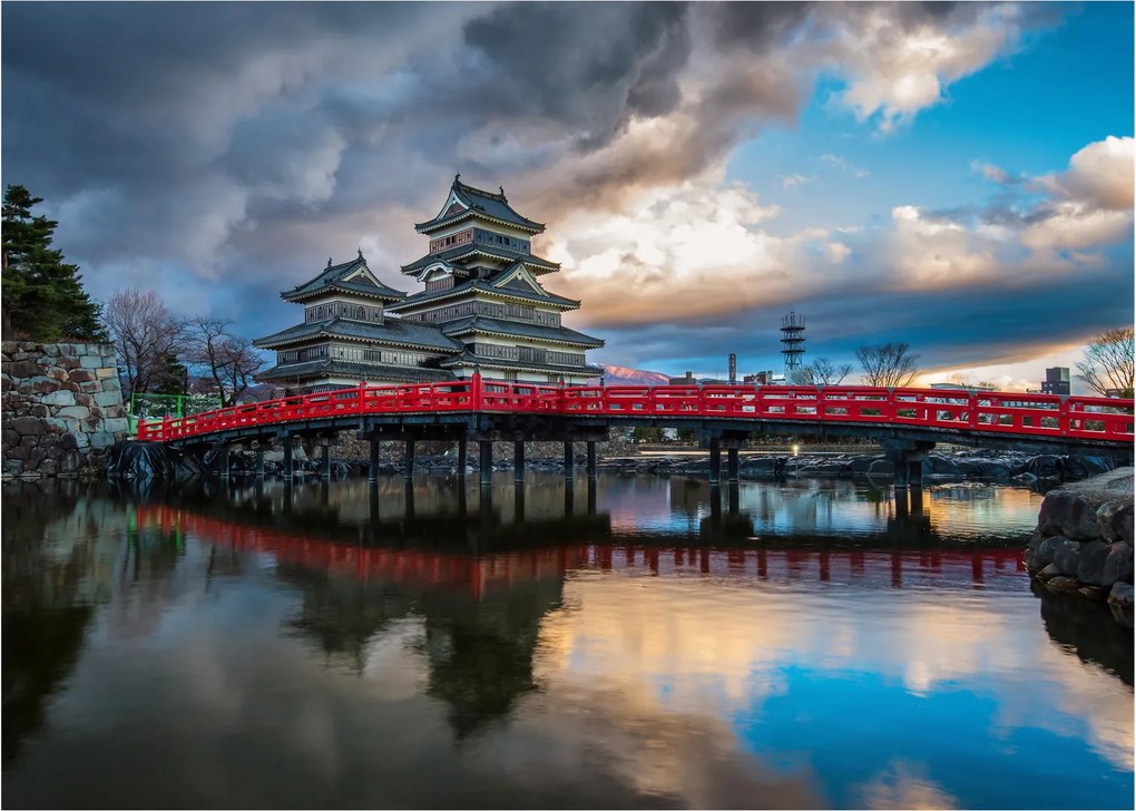 Üveg kép - Japán (70x50 cm)