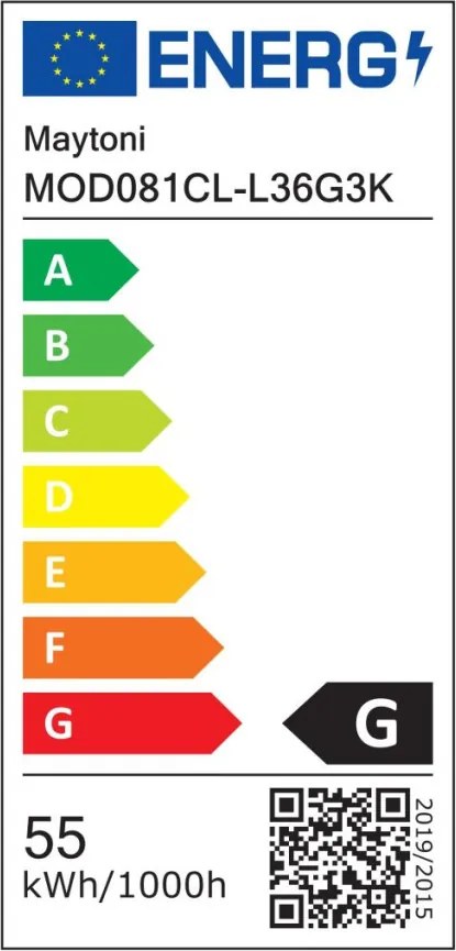 MAYTONI MOD081CL-L36G3K TESSARA Glamour Mennyezeti Lámpa Fehér, Sárga LED IP20