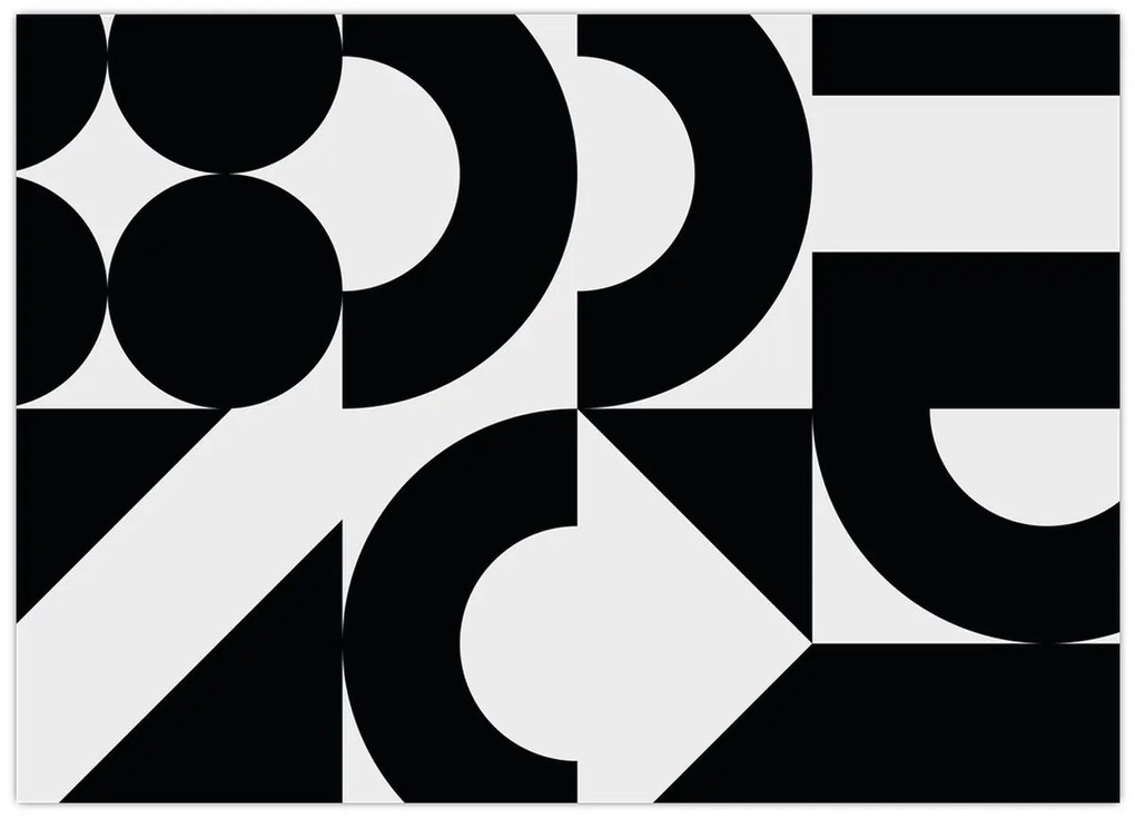 Kép - Geometriai absztrakció N⁰2 (70x50 cm)