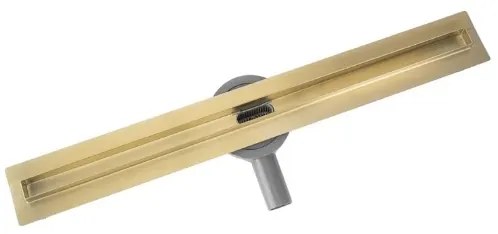 REA-G2714 - NEOX SLIM 70 cm zuhanyfolyóka, rozsdamentes acél/szálcsiszolt arany