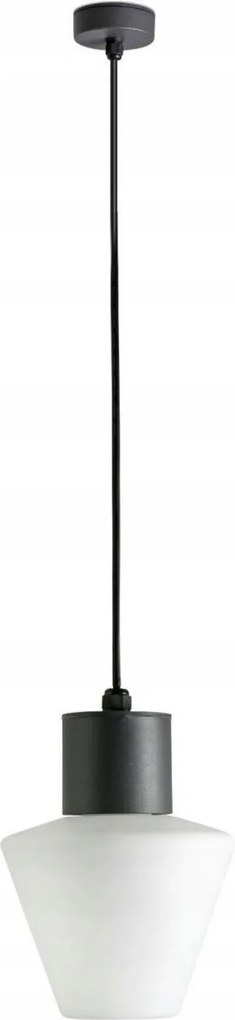 Faro Mitu függeszték IP44, sötétszürke, E27, modern dizájn