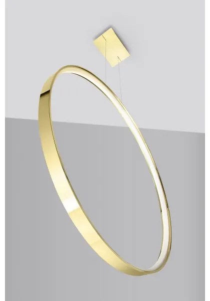 Thoro TH.248 - LED Csillár zsinóron RIO LED/50W/230V CRI90 3000K átm. 78 cm arany