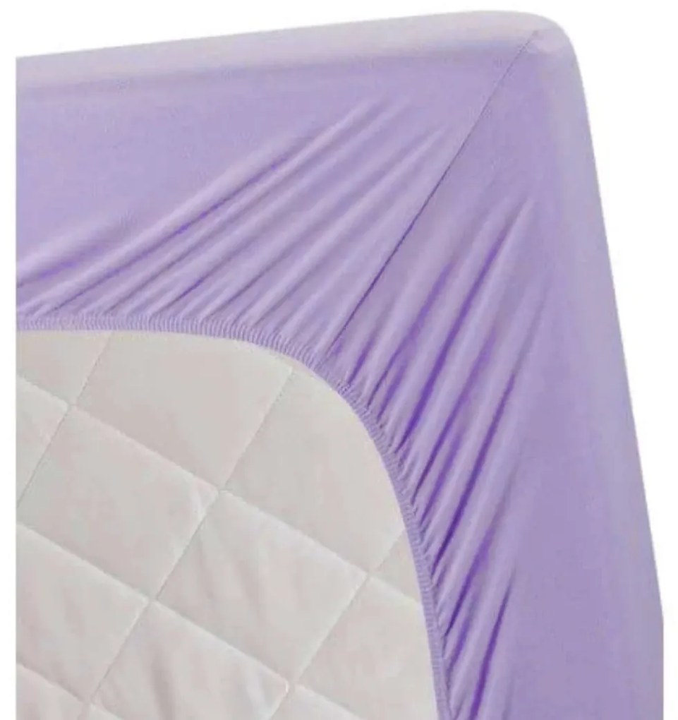 Ágynemű Jersey világoslila TiaHome - 200x220cm