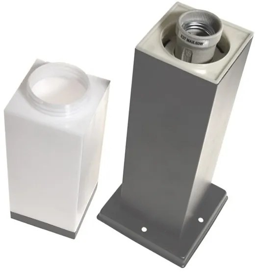 Kültéri lámpa SOPPA 1xE27/60W/230V IP44 45 cm antracit