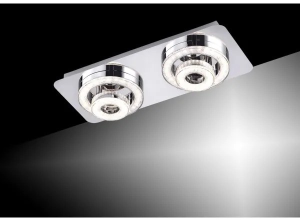 Leuchten Direkt 14521-17 - LED Mennyezeti lámpa TIM 2xLED/2,8W/230V + 2xLED/3,1W