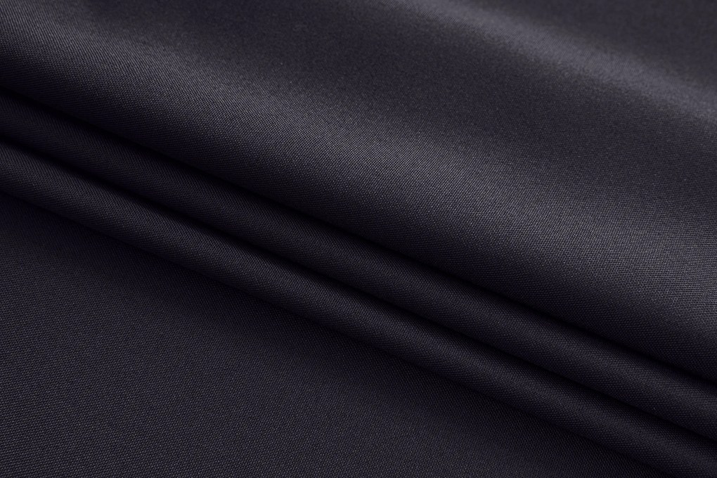 Függöny OXFORD LIGHT 140x250 cm, sötétszürke Felfüggesztés: Hullámos sínszalag