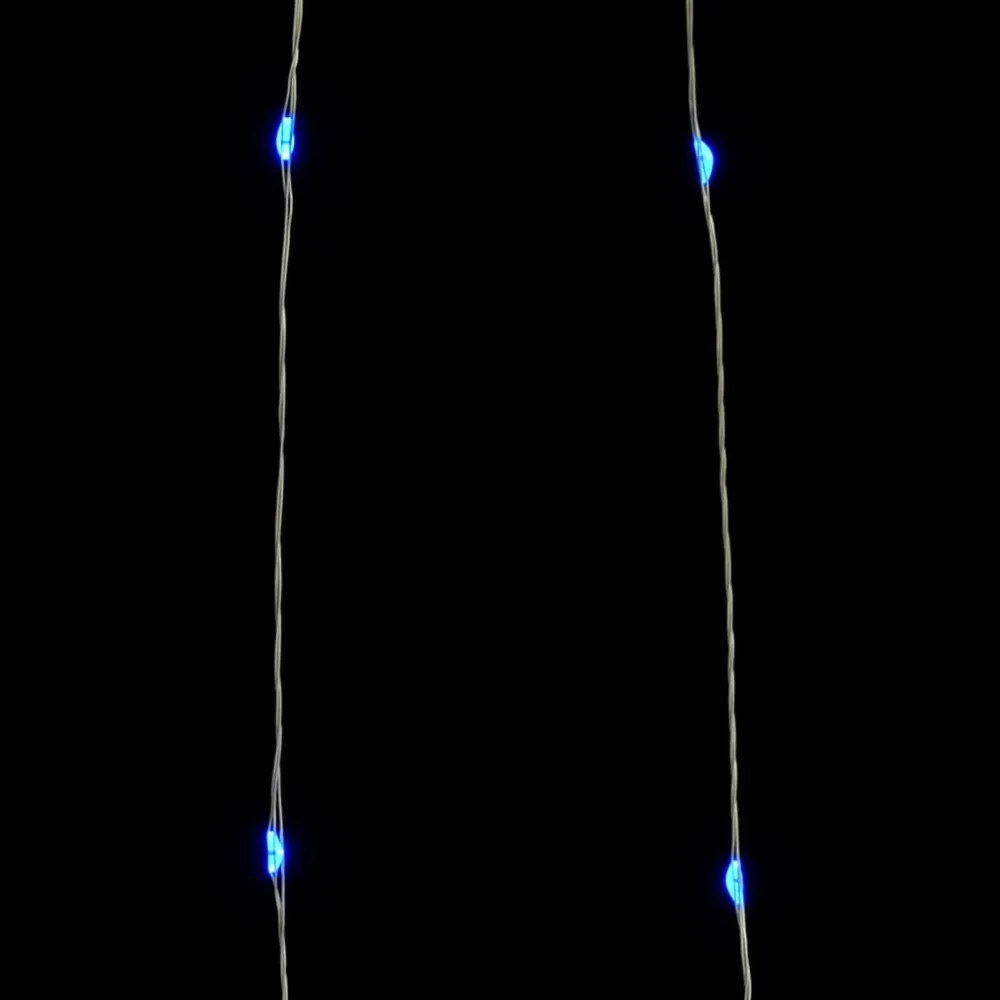 8 funkciós kék fényű tündérfényfüzér 400 LED-del 40 m