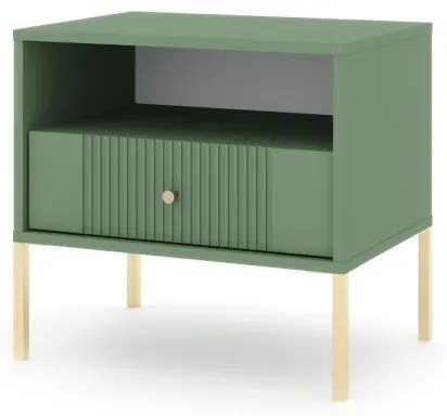 Éjjeliszekrény Zöld Színben. ISEO IS06