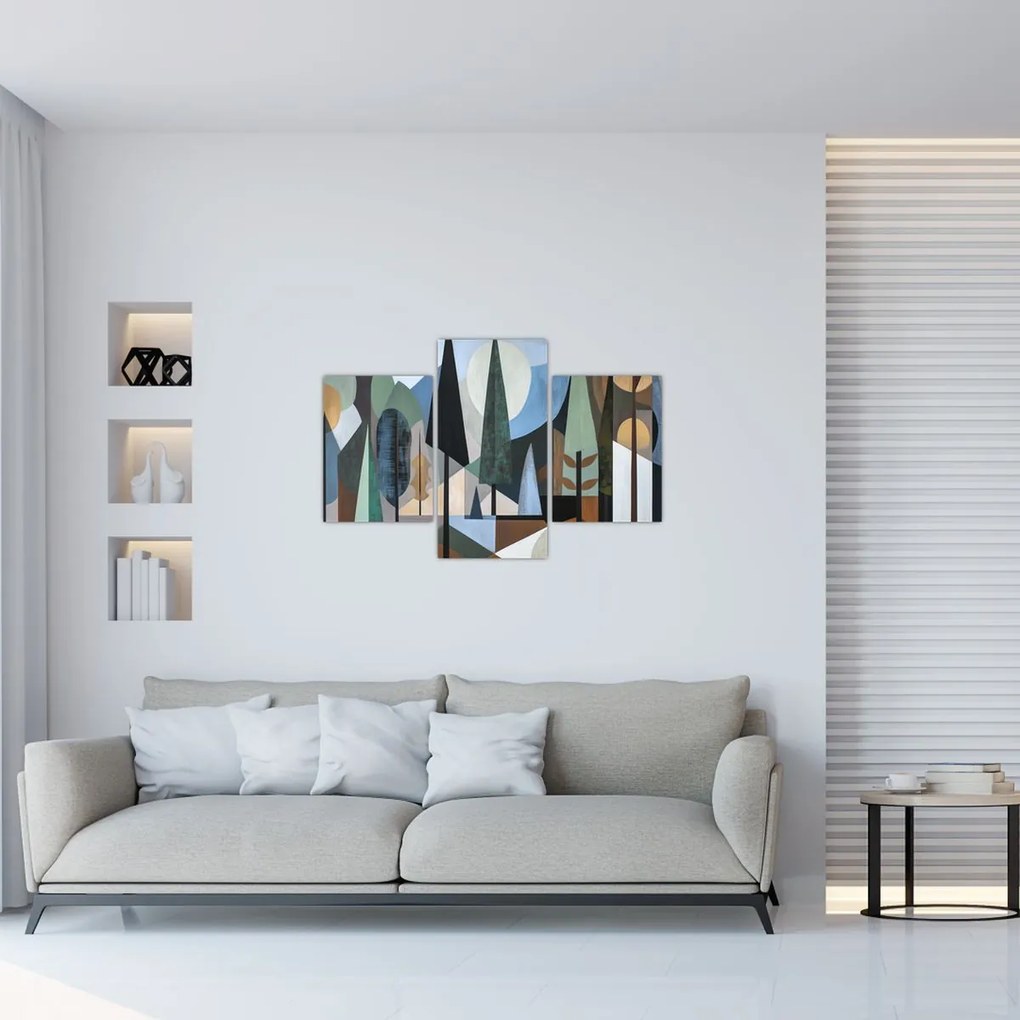 Kép - Természetes geometriai absztrakció II. (90x60 cm)