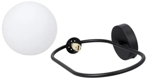 Fali lámpa CORDEL 1xG9/28W/230V fekete