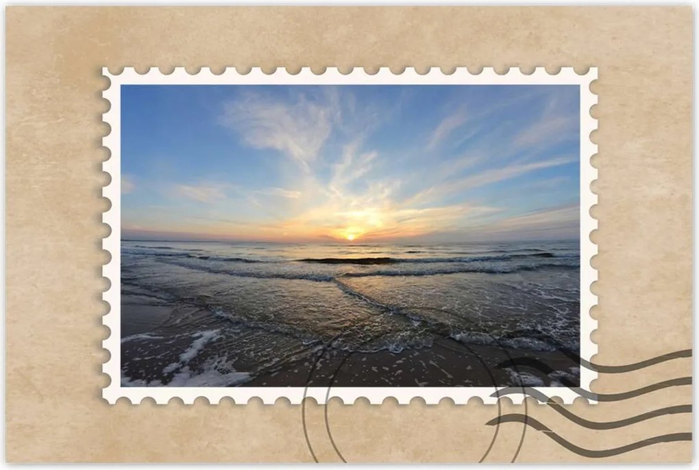 Poszterek 60x40 Naplemente a tengerparton