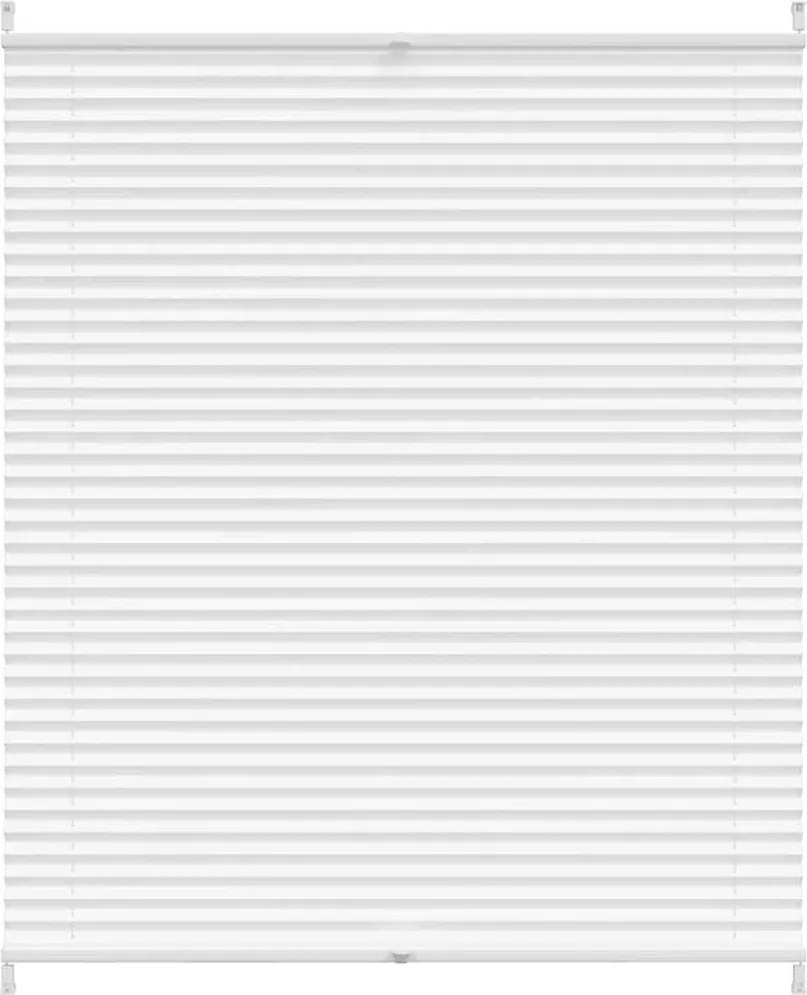 vidaXL Plisse Roló 110 x 125 cm Fehér Redős Roló