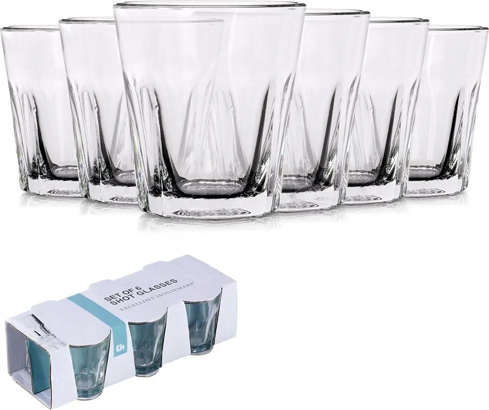 6 db-os Vodka pohár szett 40 ml-es pohár szett