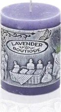 Levendula illatgyertya Levendula oszlop 70x90 Levendula Bartek Candles