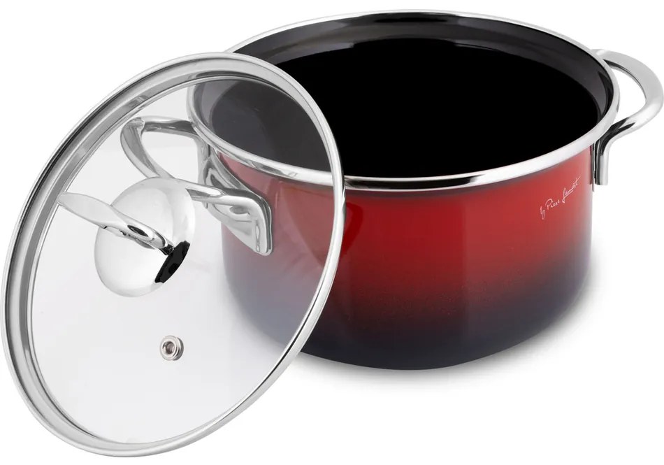 Lamart LT1180 Email zománcozott lábas, 16 cm, 16 cm átmérőjű