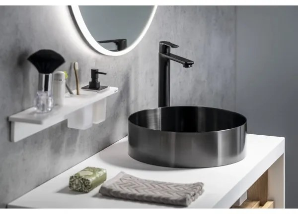 Sapho - Mosdócsap PAX 31,5 cm matt fekete