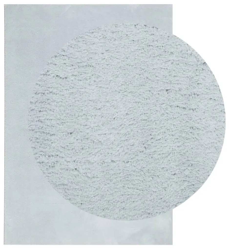 HUARTE kék rövid szálú puha és mosható szőnyeg 160 x 230 cm