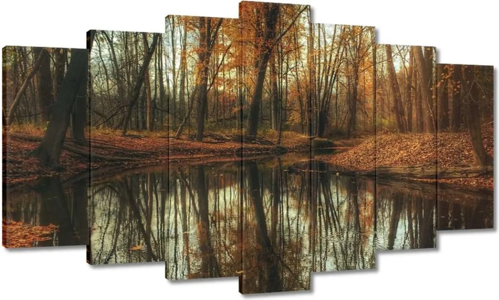 Festmények 140x80 Őszi táj Tájkép