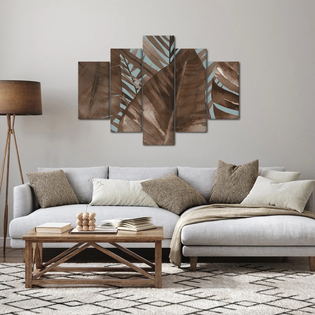 Kép - Pálma levél, akvarell (150x105 cm)