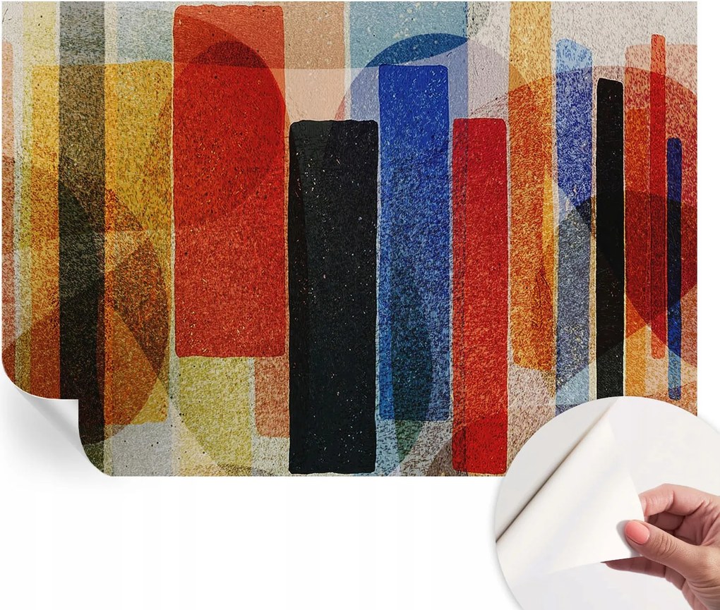 Design fali fotótapéta öntapadós geometrikus formák 152x104