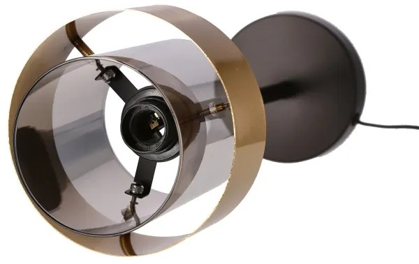 Asztali lámpa SPIEGA 1xE27/60W/230V arany/fekete