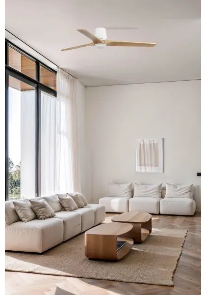 FARO 33838WT-1TW-LED Stm.vent. HEYWOODTUBL 10W/230V fenyő/fehér pr.132cm WT+DO