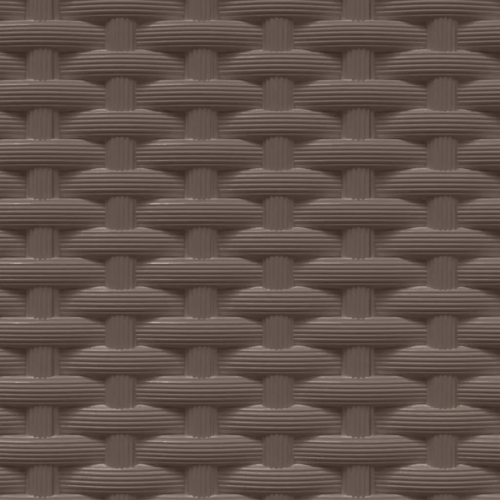 4 db barna polipropilén növénytartó 30 x 30 x 37 cm