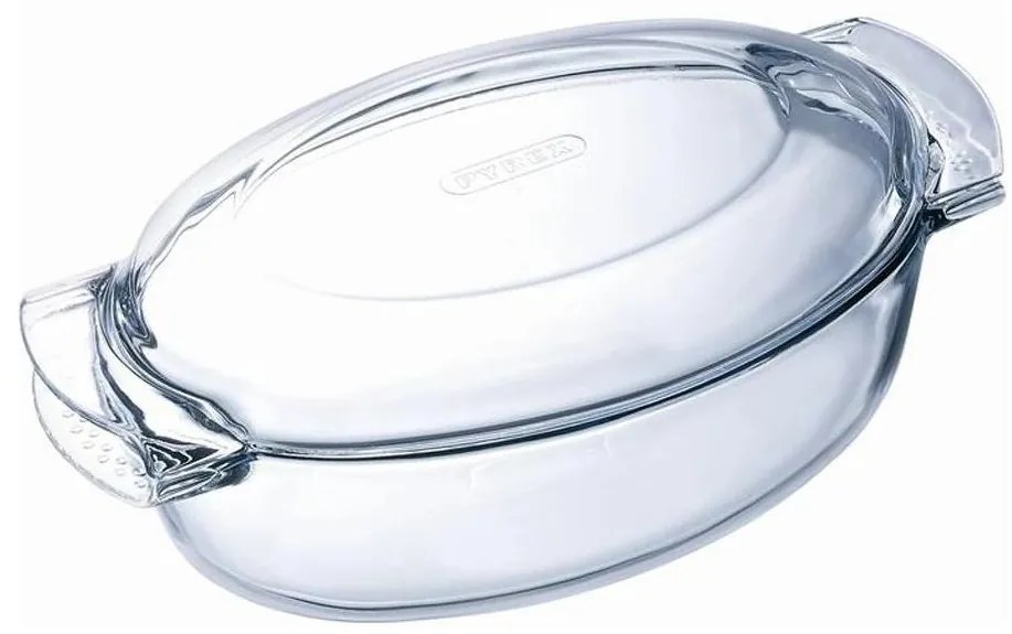 PYREX 5,8 l-es sütőtál fedővel