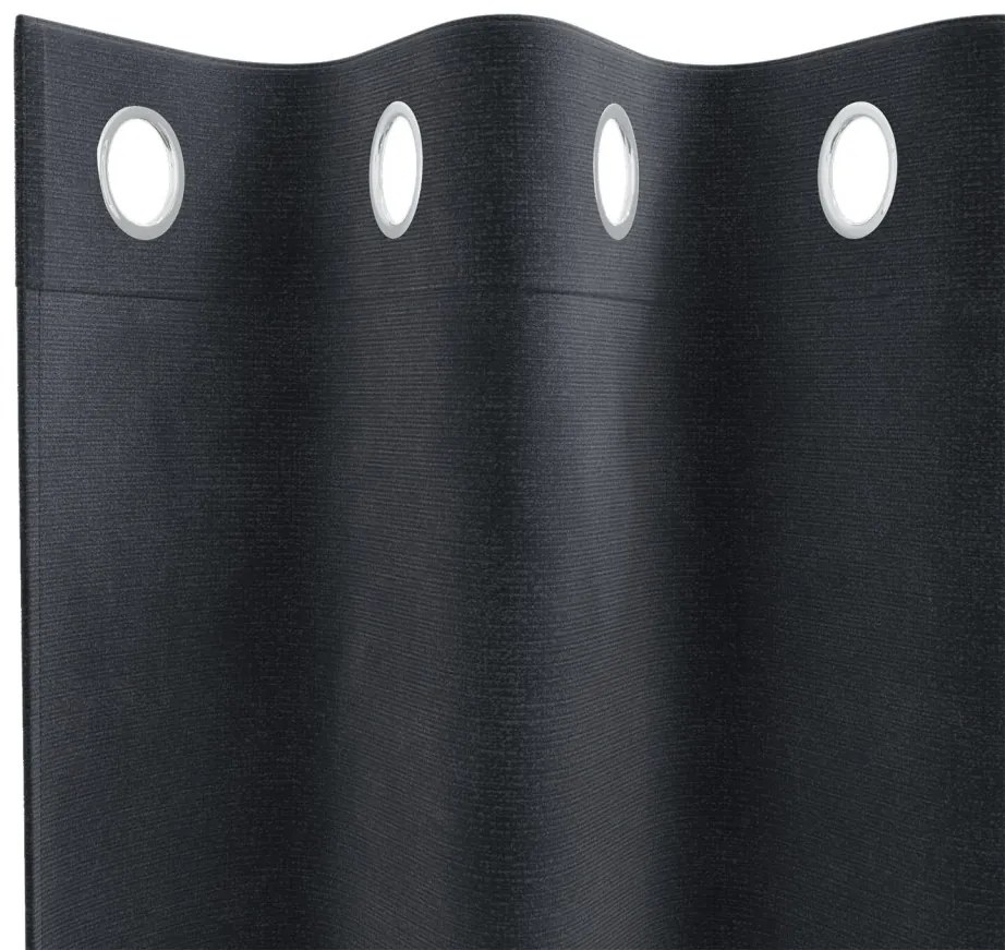 Sötétítőfüggönyök Fémgyűrűkkel 2 db Sötétszürke Velúr