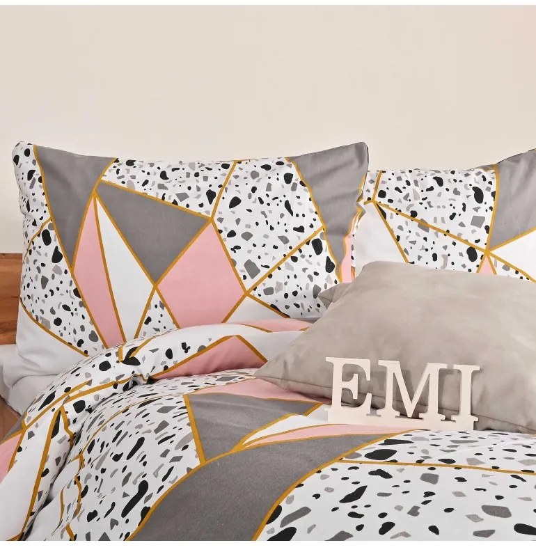 EMI Galina flanel ágyneműhuzat, A standard egyszemélyes ágy szett tartalma: 1x 140x200 + 1x 70x90