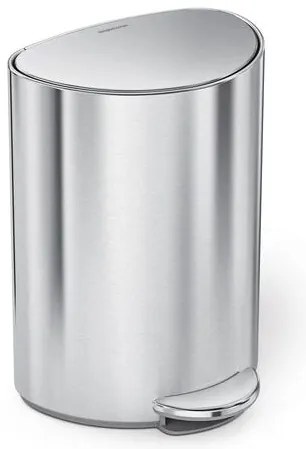 Simplehuman Pedálos szemetes 6 l szálcsiszolt rozsdamentes acél SHCW2106