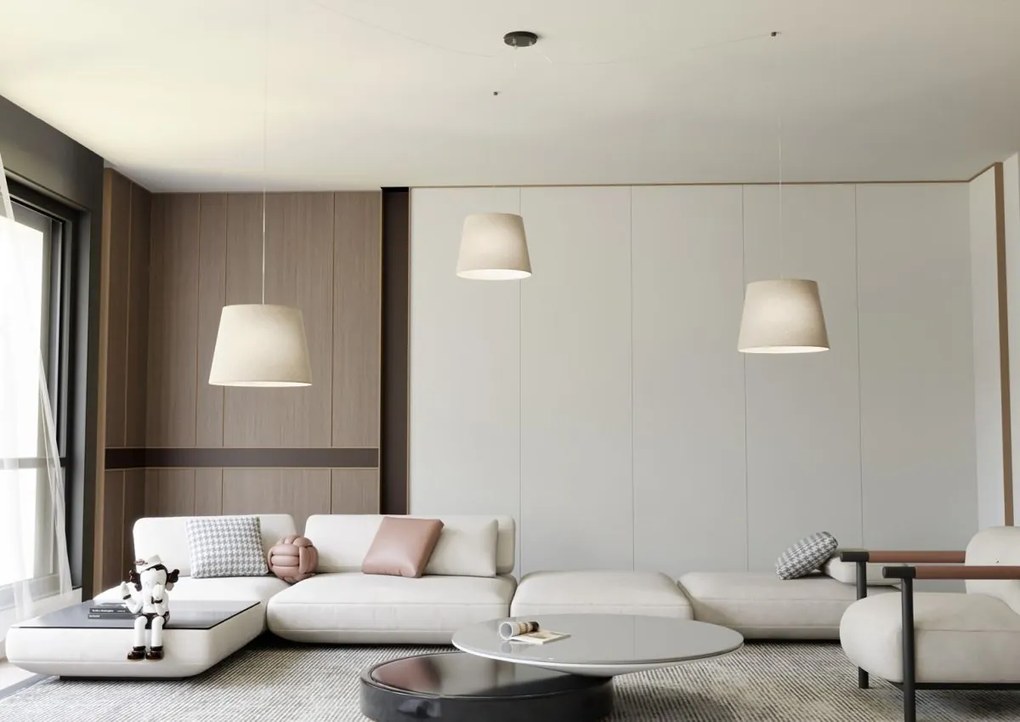 Emibig modern függeszték ascot bézs fekete emi1423/3