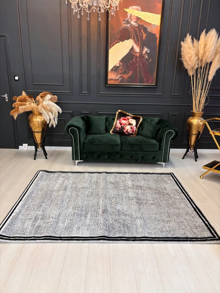 Toscana 352 Szürke, fekete vonallal 60x110 cm