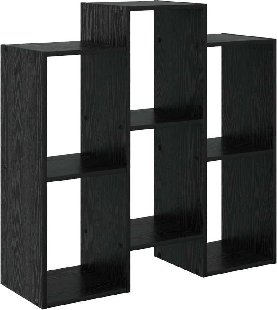 vidaXL Széf Fekete tölgy 90 x 30 x 90 cm