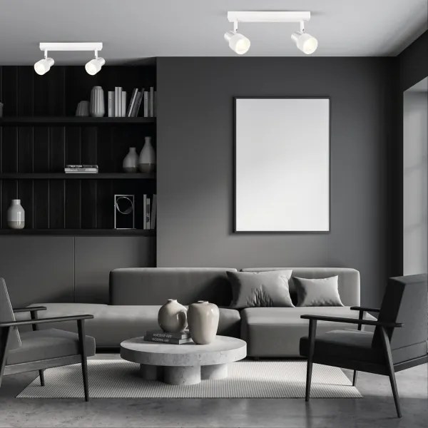 Spotlámpa CINO 2xGU10/8W/230V fehér