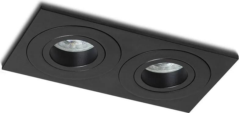 RENDL GALO II süllyesztett lámpa fekete 230V LED GU10 9W IP65
