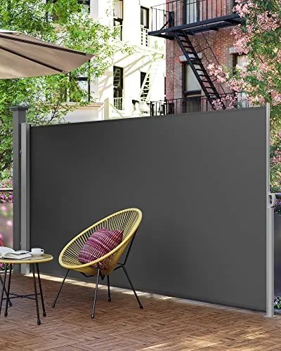 Oldalsó napellenző, 160 x 350 cm, antracit