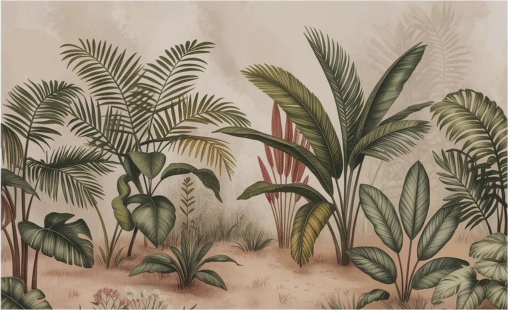 Flizelina Dekoratív Fotótapéta Hálószobába Növényi motívum 416x254 Ragasztó