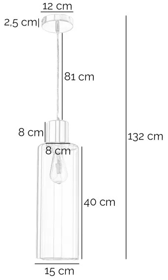 ONLI - Csillár zsinóron DODO 1xE27/22W/230V fényezett króm